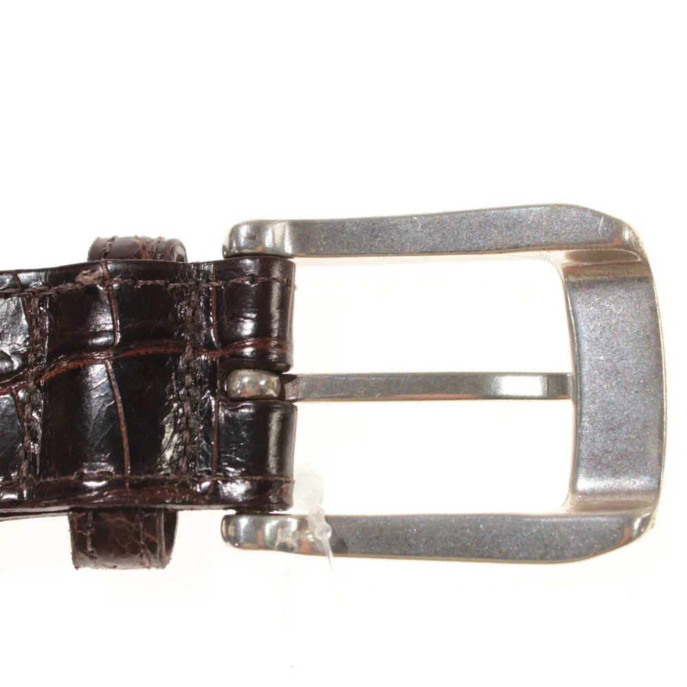 Torino Leather Company NWT Braided / Woven Belt Size 36 US in Brown Leather